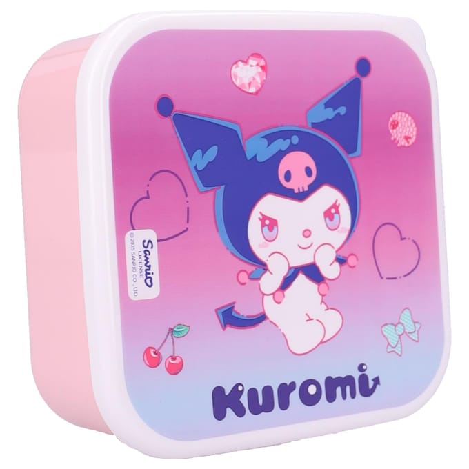 Hello Kitty - Anime Bewaardoos - Hello Kitty & Friends - Kuromi - Fresh Bites - voor Geen - meerkleurig
