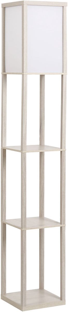 HOMCOM - Staande lamp - met planken - robuust - waterafstotend
