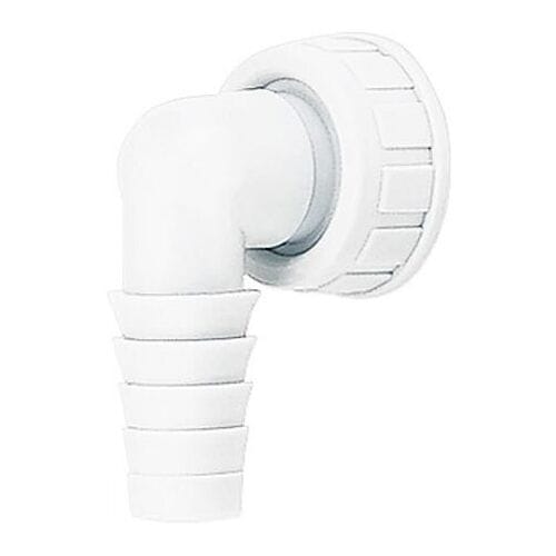 DALLMER hoekslangtule voor HL 400/405/406, wit, 1", 090348
