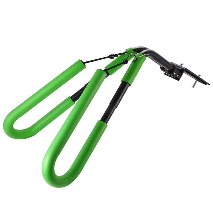 Surfplankrek Surfplankhouder Shortboard & Longboard Rek Universeel voor Scooter/Bromfiets Fiets Zijkant groen