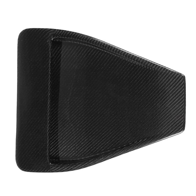 Motorkap Luchthapper Ventilatieafdekking Glanzend Zwart Koolstofvezel Vervanging voor Mitsubishi Lancer Evolution X EVO black