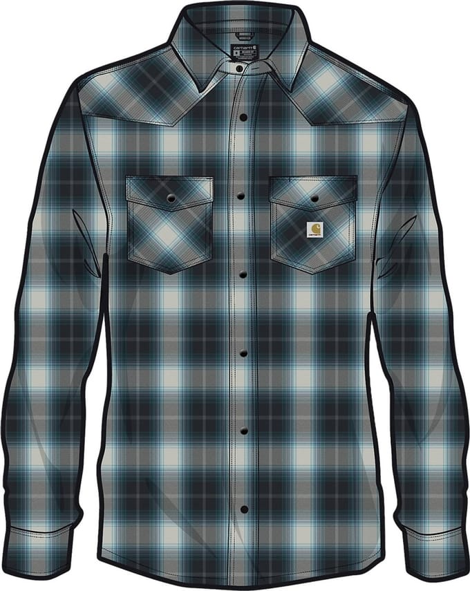 Carhartt Snap-Front geruit overhemd 107016