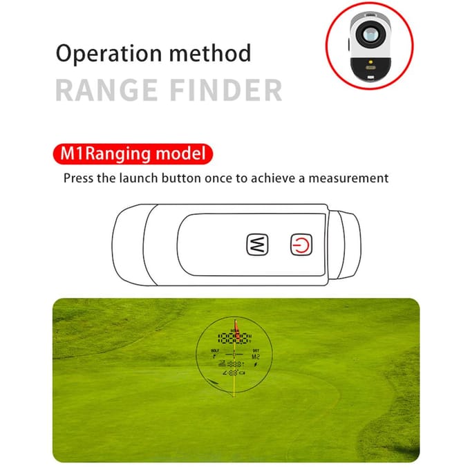 Multifunctionele Laser Afstandsmeter Afstand Meetinstrument Golf Telescopen Digitale Monoculaire Hoek veelkleurig