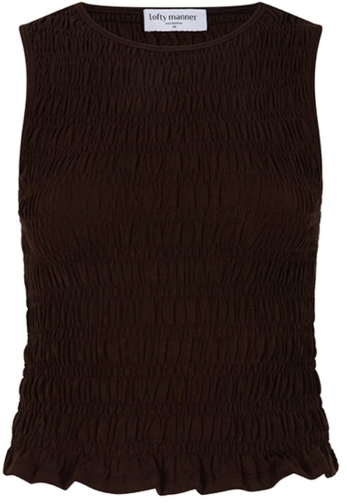 Lofty Manner Top Top Jacky Rf05 1 Brown Dames Maat - S