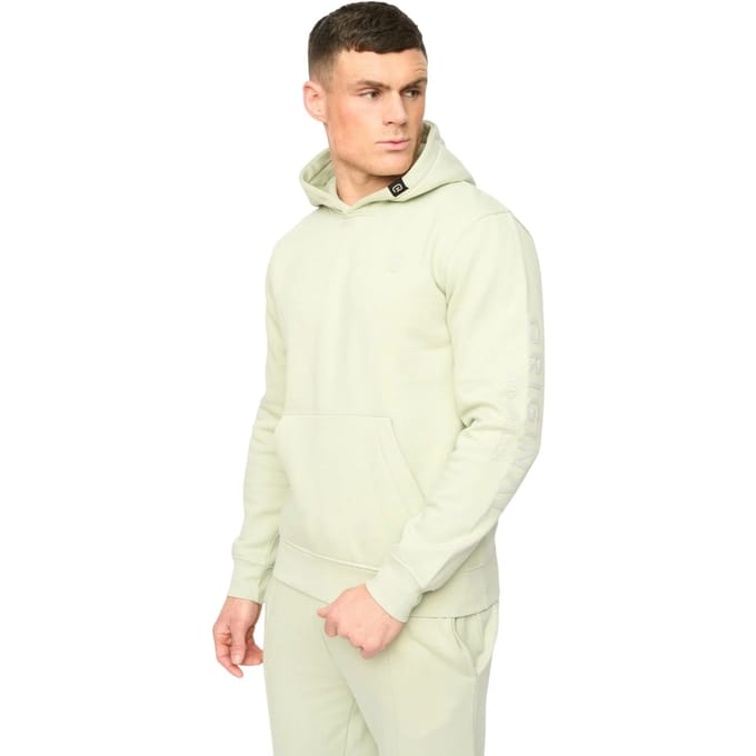 Crosshatch Heren Crufton Hoodie (Licht Olijfgroen)