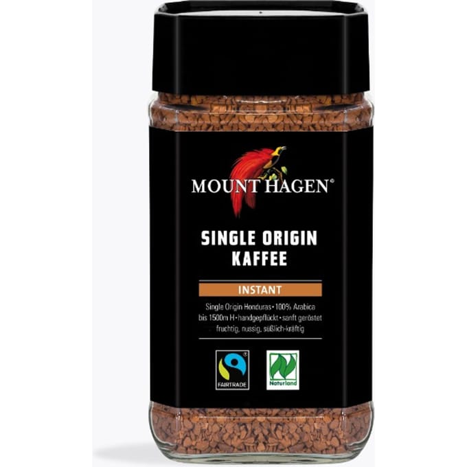 Mount Hagen Single Origin Oploskoffie Biologisch 100g