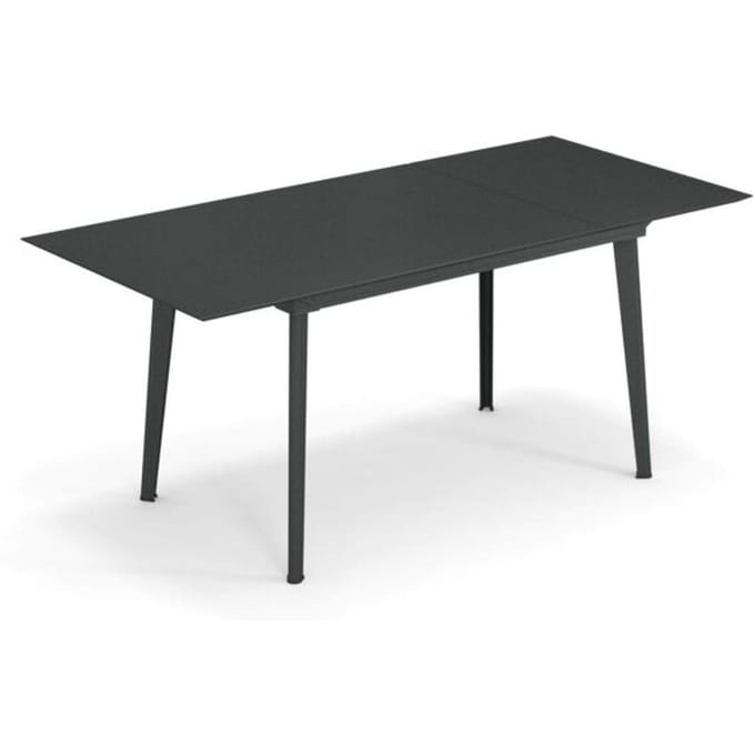 Emu Plus4 Verlengbare tafel - antiekijzer - 120 x 80 cm
