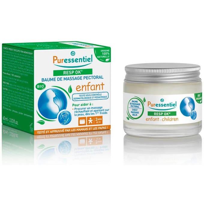 Puressentiel Ademhaling Borstmassage Balsem Kinderen 60