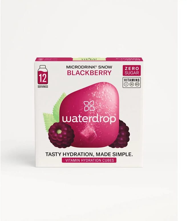 Waterdrop Microdrink Blackberry Snow 12 st