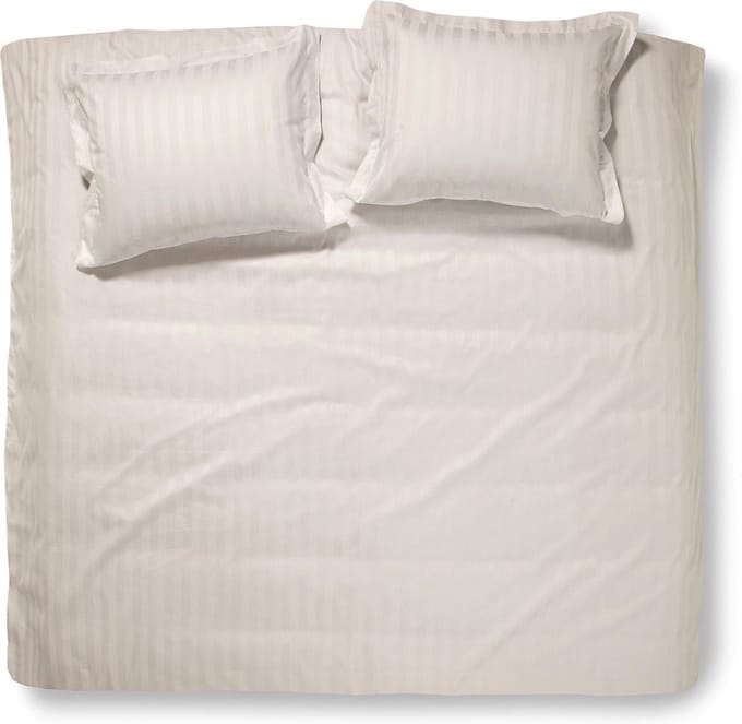 Damai Linea Dekbedovertrek - Tweepersoons - 200x200/220 cm - Ivory