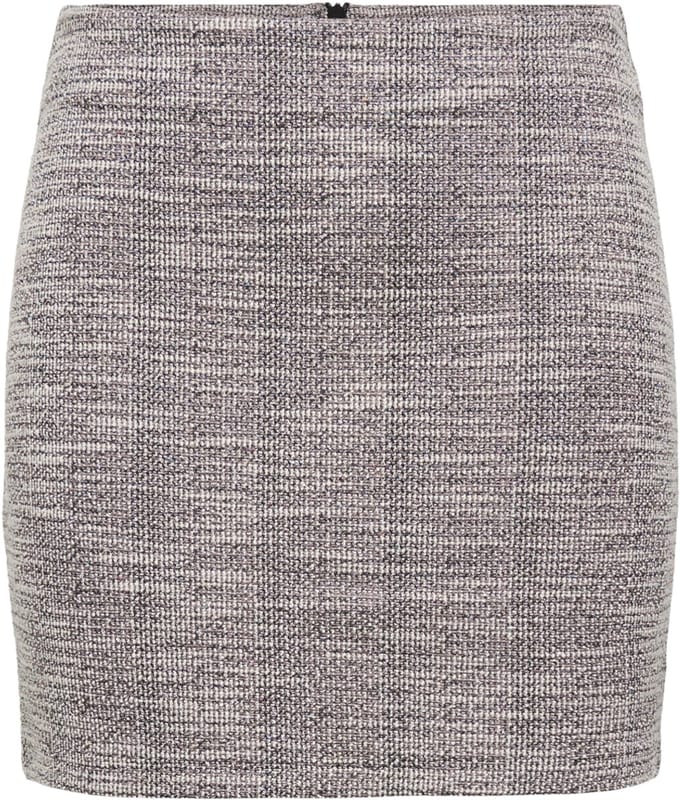 Jacqueline de Yong Rok Jdylissy Mini Skirt Jrs 15363194 Cloud Dancer/pastel Multi Dames Maat - L
