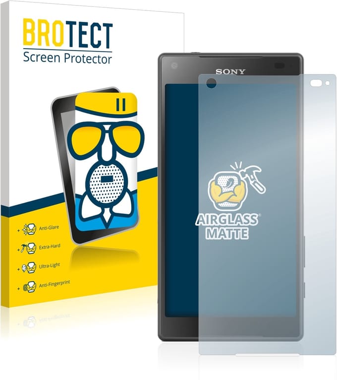 BROTECT - Screenprotector voor Sony Xperia Z5 Compact - Folie Beschermfolie Beschermglas matte
