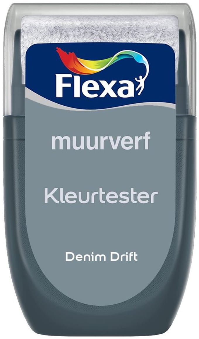 Flexa - Kleurtester Muurverf - Denim Drift (KvhJ17) - 30 ML - Mengverf - 0.03L