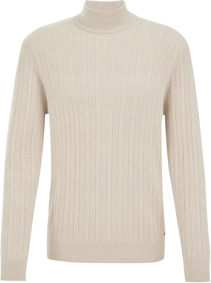 Van Gils Heren regular fit trui met structuur