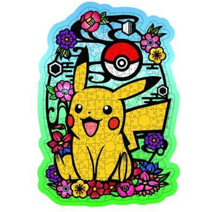 Ravensburger houten puzzel Pokemon Pikachu - Legpuzzel - 300 stukjes