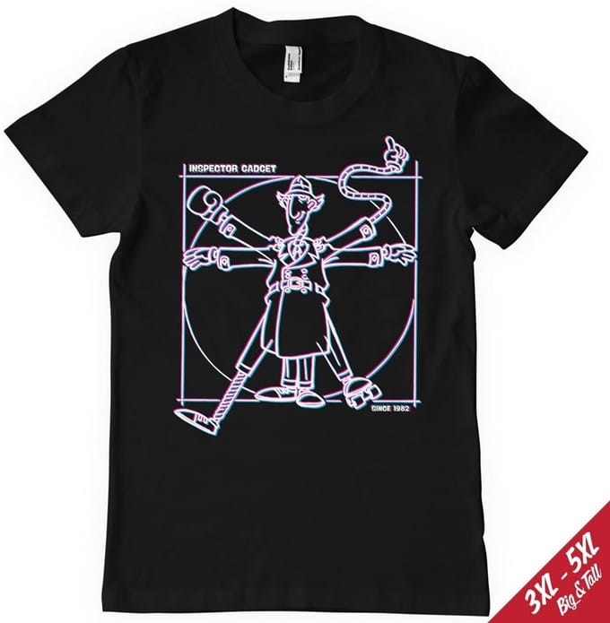Inspector Gadget T-shirt V-itruivan T-shirt CPLG-1-IG003-H72-2