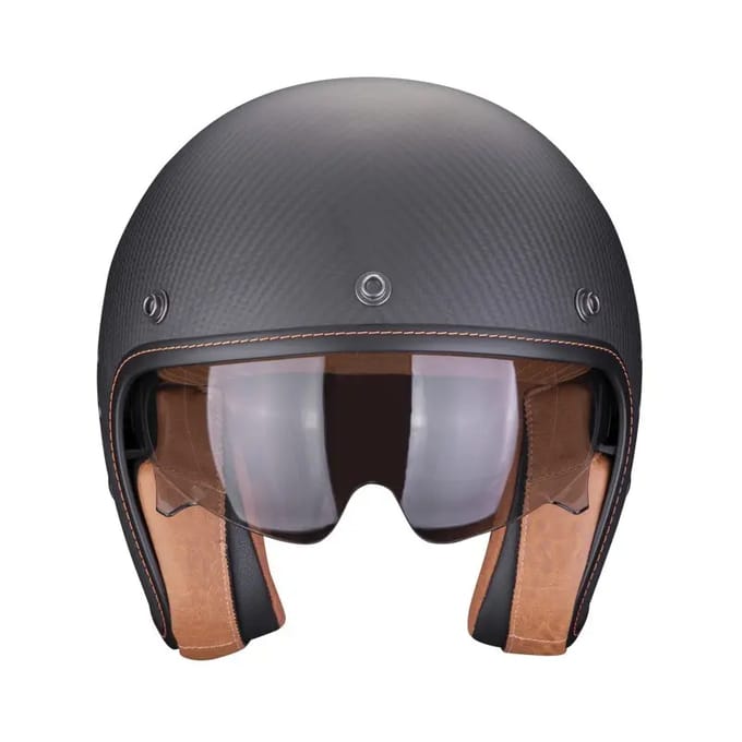 Scorpion Belfast Evo Carbon Solid Matt Black - Jethelm - Maat L - Motorhelm - ECE 22-06 gekeurd