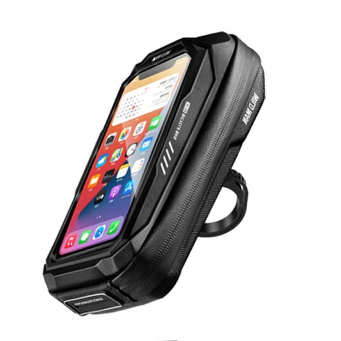 WILDMAN X3 Fietsstuurtas Zwart Waterdicht met Touchscreen