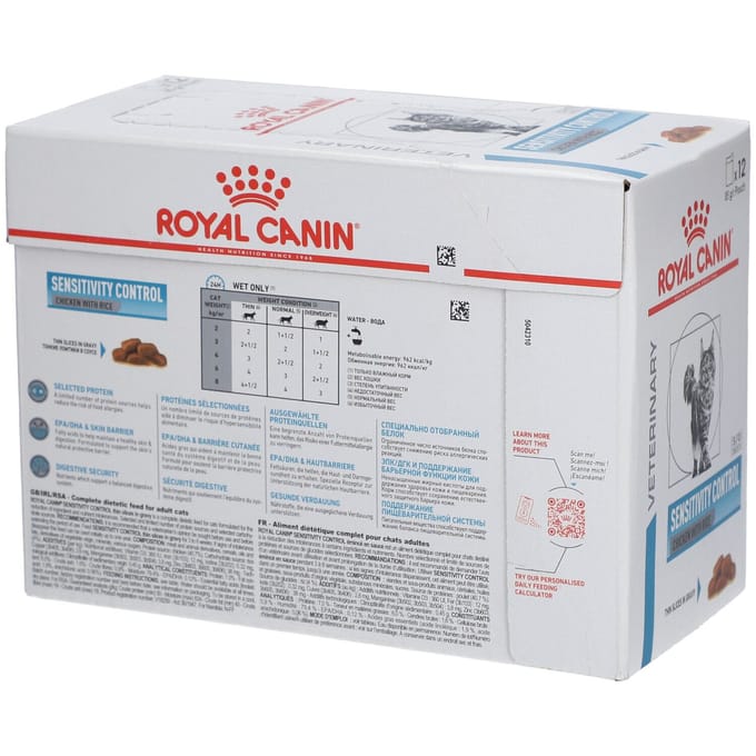 Royal Canin Veterinary Diet Sensitivity Control - Kattenvoer - Kip Rijst 12x85 g