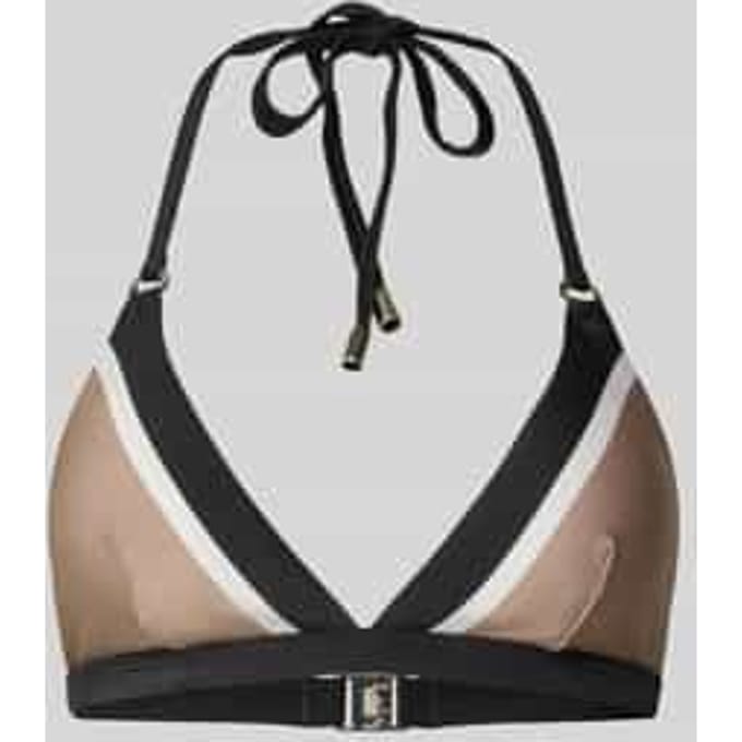 Bikinitop in colour-blocking-design