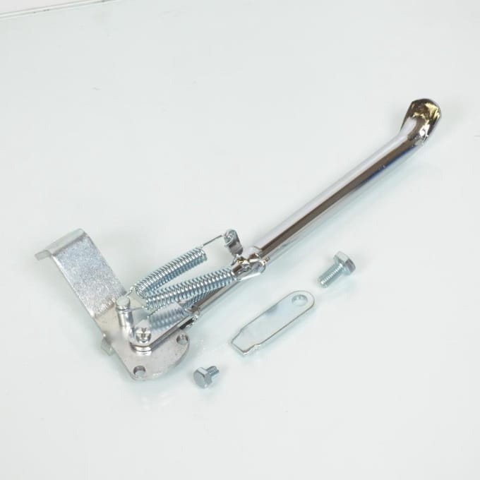 Béquille latérale Rofel pour Mobylette MBK 50 51 bras rectangle D ou G 1000016 Neuf