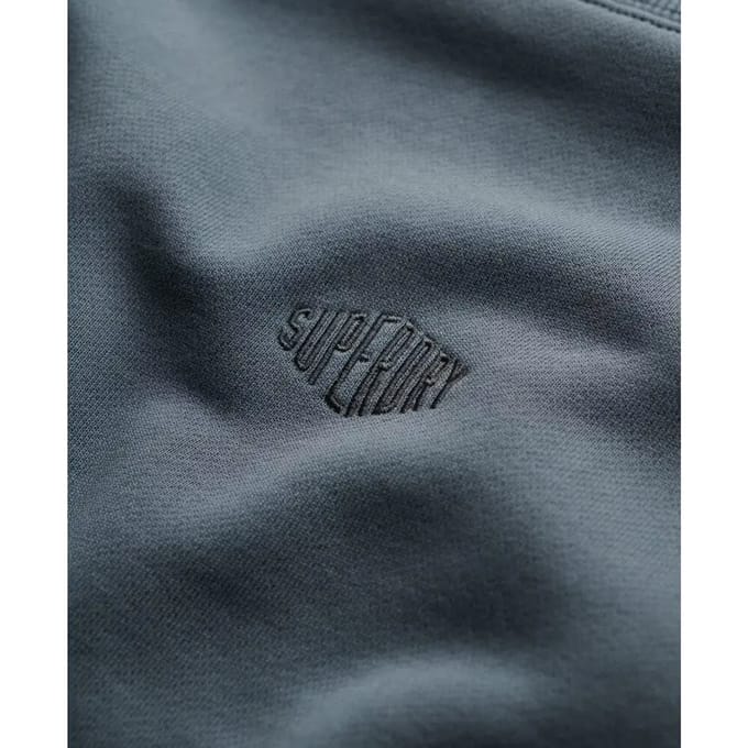 Superdry Sweatshirt met Ronde Hals en Micrologo Blue Grootte: L