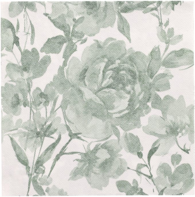 50 Servetten ROYAL Collection 1/4 vouw 40 cm x 40 cm donkergroen Rose