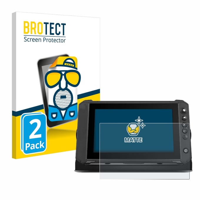 BROTECT - Screenprotector voor Lowrance Elite FS 9 - Folie Beschermfolie matte 2 Stuks