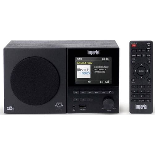 Imperial DABMAN-120BK DAB+/FM Radio - Bluetooth - USB - Zwart
