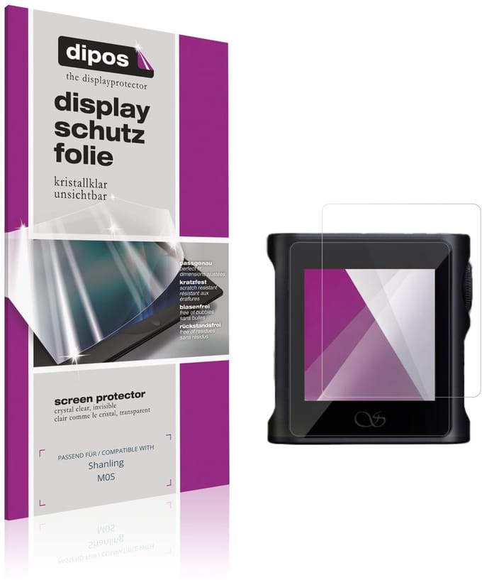 dipos – 4x Beschermfolie geschikt voor Shanling M0S | Krasbestendige & heldere Screenprotector Ultra-Thin