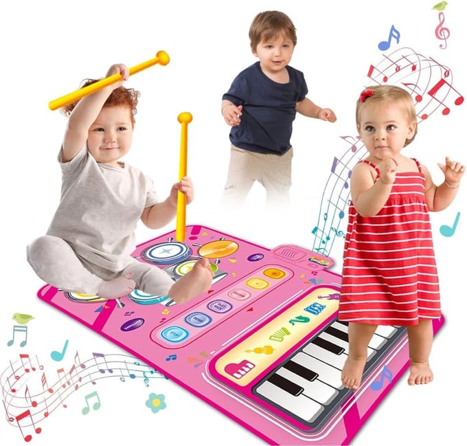 VELTRR® Dansmat voor Meisjes - Muziekmat - Kinderspeelgoed 2 Jaar -