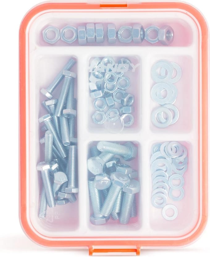 Handy - Bouten, Sluitringen, Moeren M6 & M8 Set - Assortiment - 90 Stuks