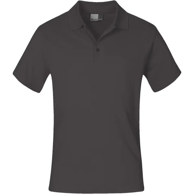 Herenpolo 'Superior' met korte mouwen Graphite - M