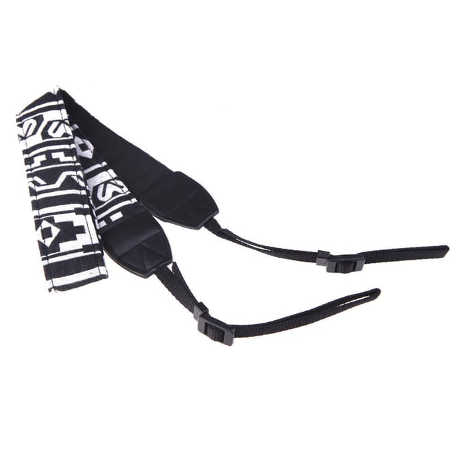 Camera schouderriem voor Nikon Canon DSLR camera schouderriem zwart/wit