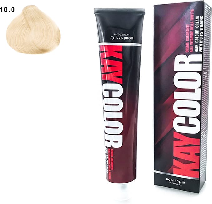 Kay Color - Kay Color Hair Color Cream 100 ml - 10.0
