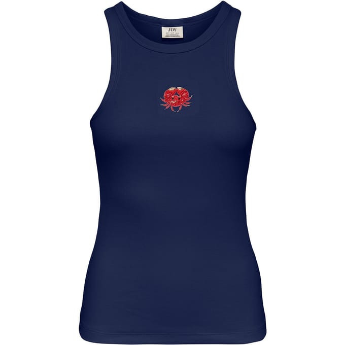 JDY Tuille Life Pearl Emb Tanktop Dames - Maat M