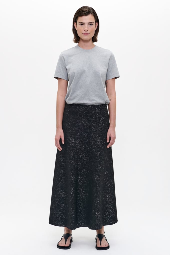 ZENGGI Shimmer Skirt Black Größe: S | Maxiröcke Outlet | Damen | Schwarz