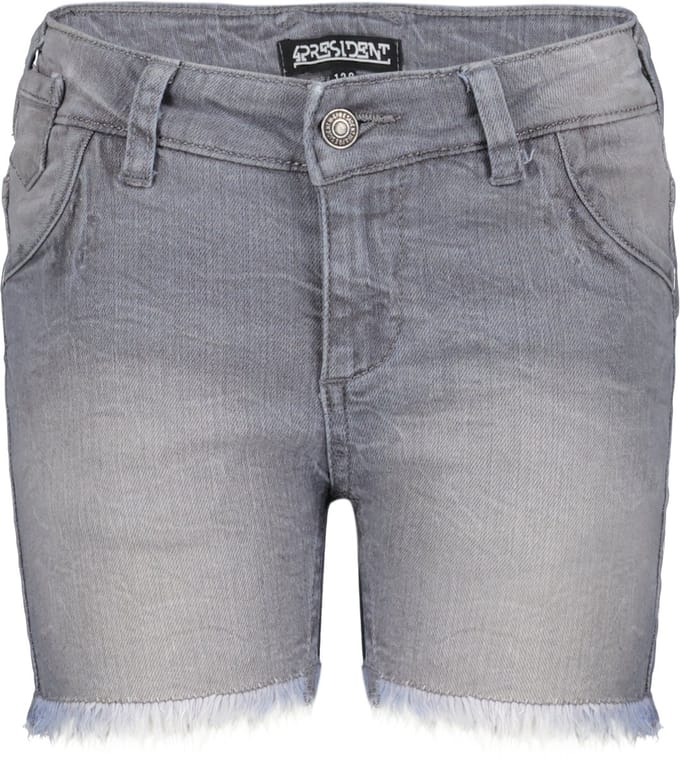 4PRESIDENT Korte broek Meisjes Short - Grey Used - Maat 116