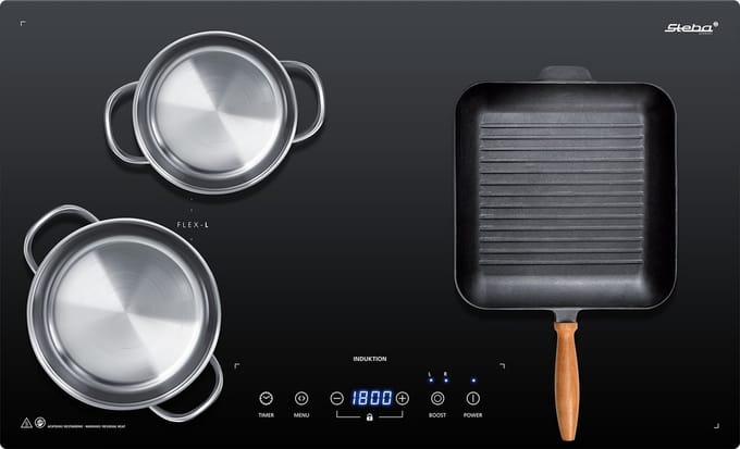 Steba IK3500Flex - Inductiekookplaat - Flexibele zone - Inbouw/vrijstaand