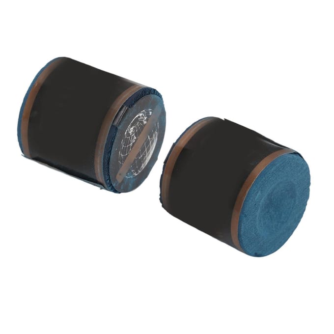 2 stuks Poolkeu Biljartkrijt Keukrijt Biljartaccessoires Cilinder Sterke Hechting Licht gray