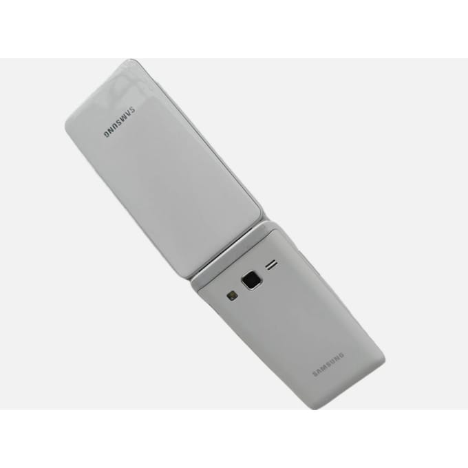 Smartphone à clapet Samsung Galaxy Folder 2 G160N Reconditionné Original 2 Go de RAM 32 Go de ROM Débloqué 1 SIM 32GB blanc