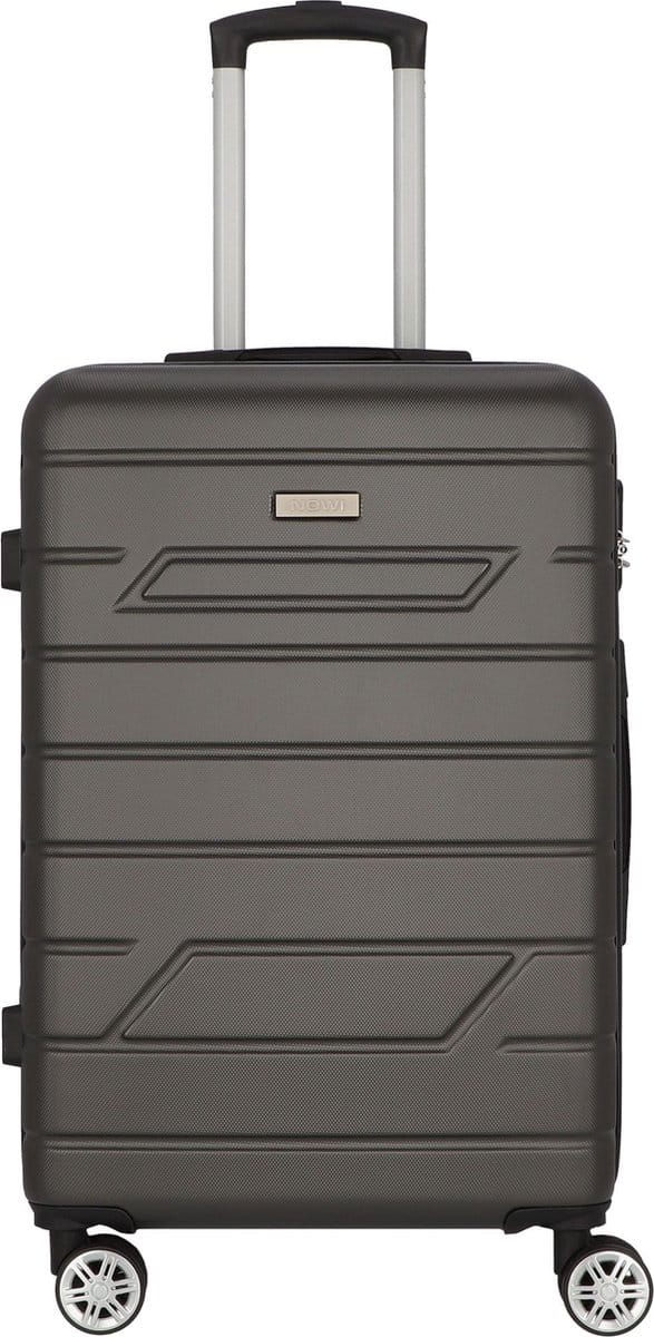 NOWI Bergamo 4 wielen Trolley 65 cm - Harde bagage - Combinatieslot - anthrazit