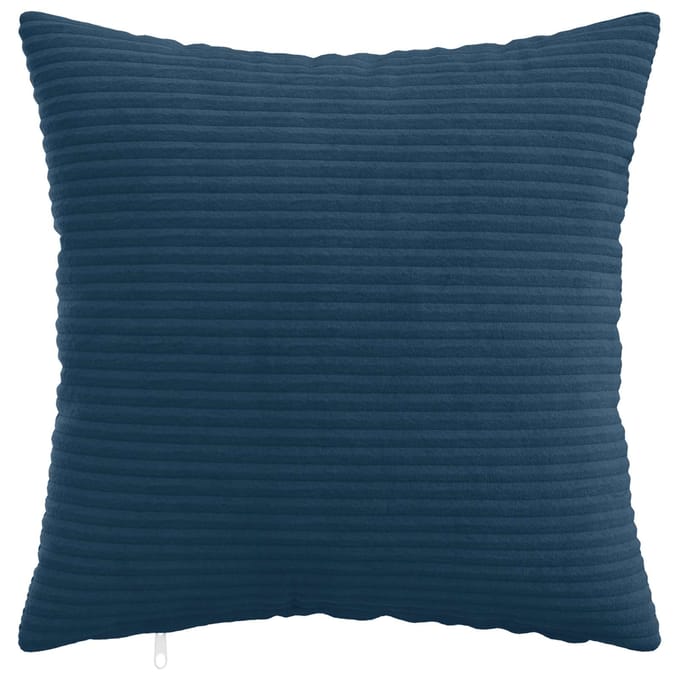 vidaXL - Kussensloop - 2 - pcs - HEERLEN - Marineblauw - 30 - x - 30 - cm - corduroy