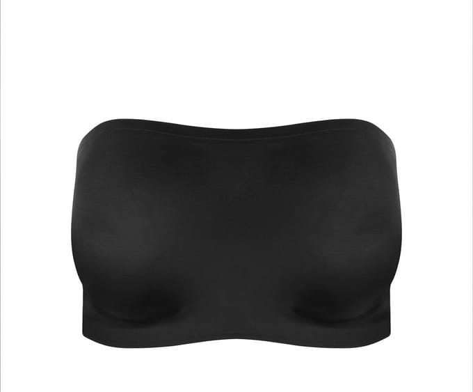 MAGIC Bodyfashion Gloss Bandeau Bra Dames Beha - Black - Maat S