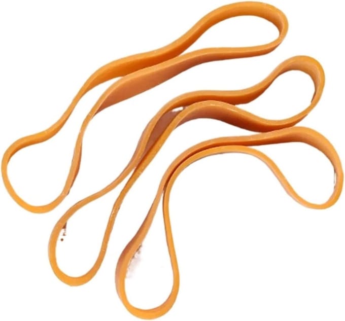 Elastiekjes Assorti - Rubberen Banden - Dagelijkse Opslag - Hoge Rekbaarheid - Diverse Maten - Naturel