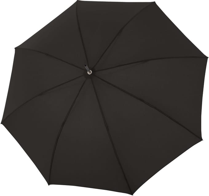 doppler Paraplu Vienna Long Automatic Umbrella Black Zwart