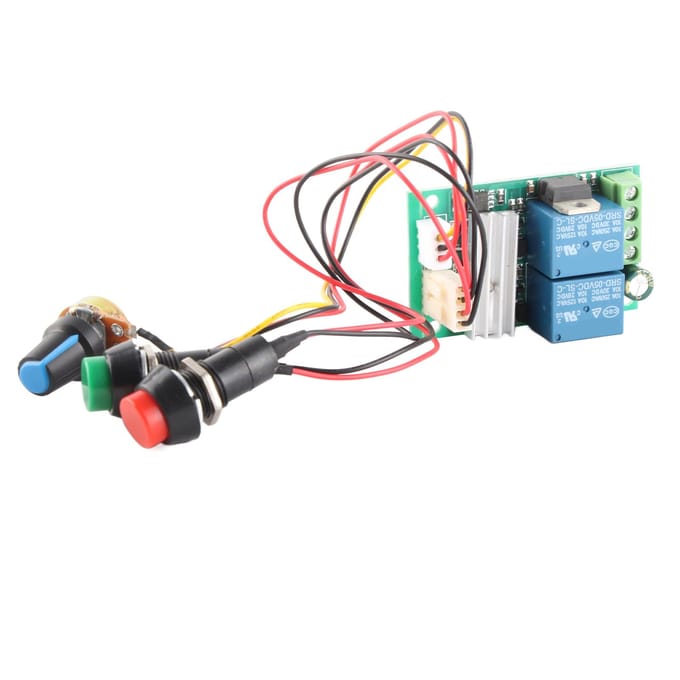 Motorsnelheidsregelaar PWM Regulator Schakelaar Regelmodule CW CCW Rotatie DC6V 12V 24V
