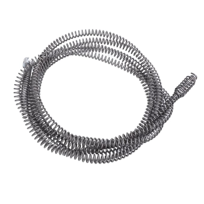 Ontstoppingsveren Veer Kabel Mangaanstaal Slang Verstopping Pijp Riolering Afvoer Reinigingskabel voor 3meter / 9.8ft gray