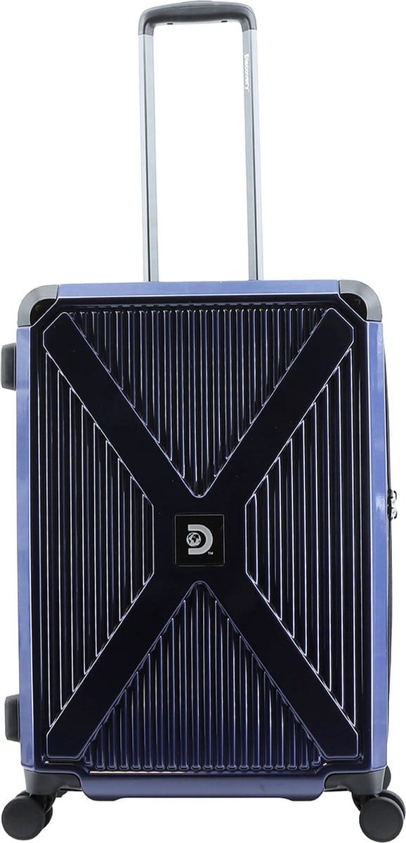 Discovery Crossroad harde koffer / Trolley / Reiskoffer Medium | Blauw - Blauw / Medium