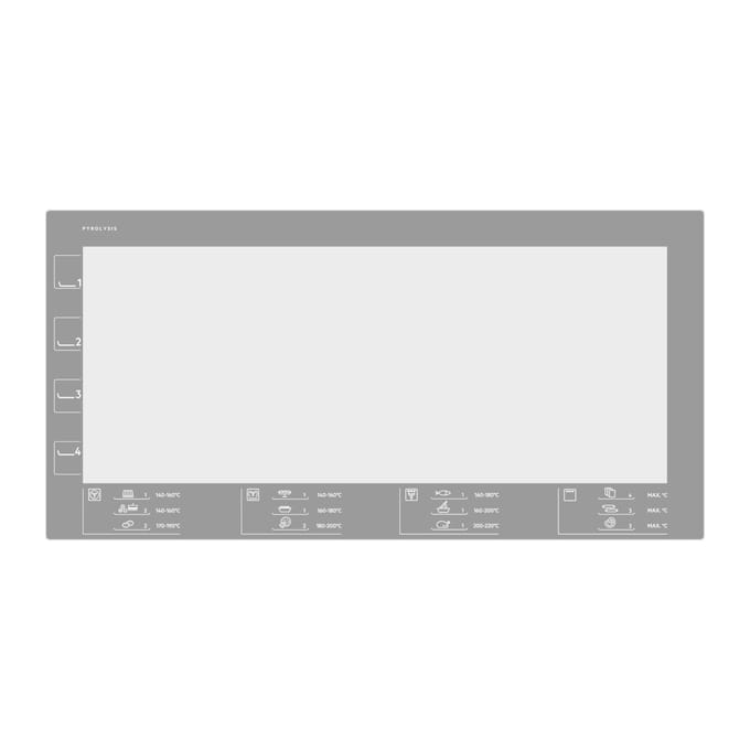 AEG Deurglas - 524x263mm 140060152018